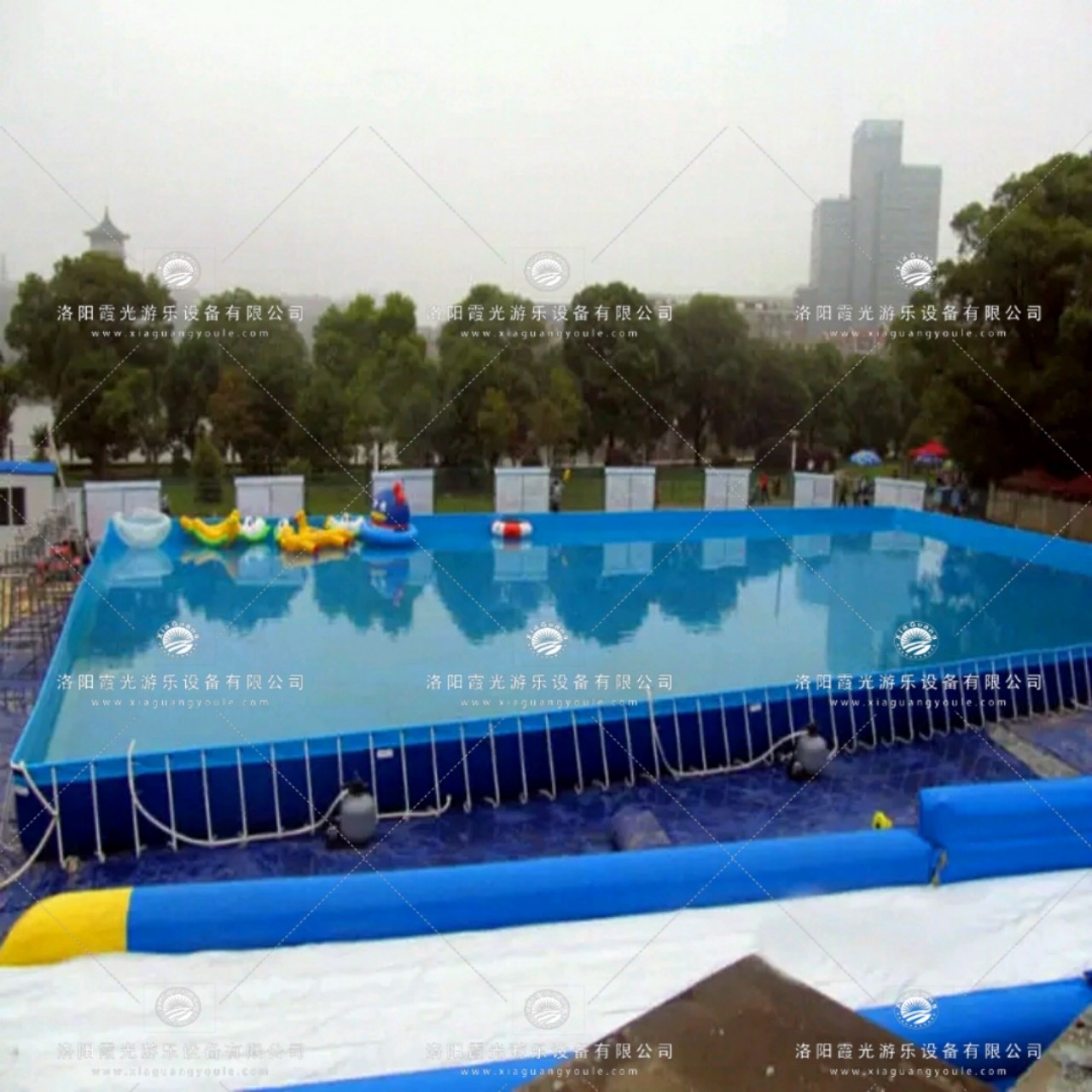西陵大型支架游泳池